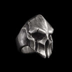 Mask Skull Ring 925 Silver Bold Expression of Attitude and Style