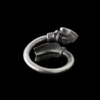 Stone Arrow ring 925 Silver Indian spear rings Arrow of victory mens pinky rings