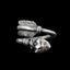 Stone Arrow ring 925 Silver Indian spear rings Arrow of victory mens pinky rings