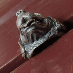 Golden retriever ring 925 silver Golden rings for women