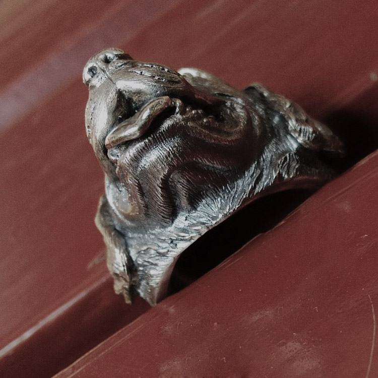 Golden retriever ring 925 silver Golden rings for women