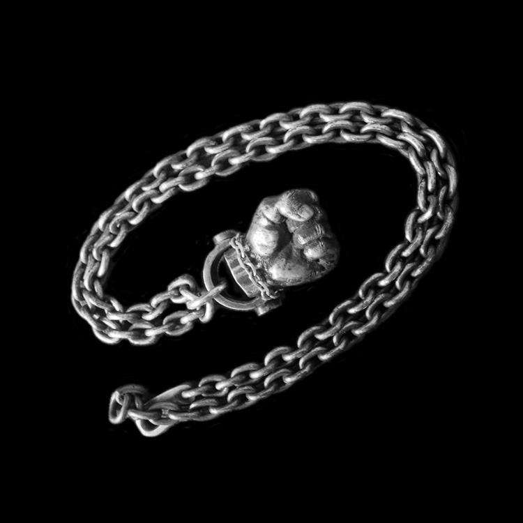 Fist of strength Silver Necklace Fist Necklace SSN20