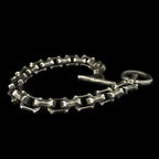 Silver bracelet for men​ 925 silver Angular T ring bracelet