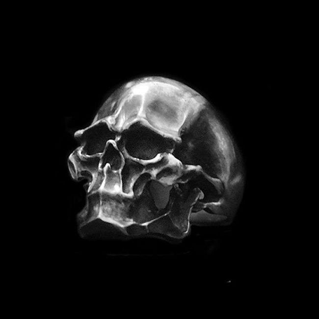 Handmade skull rings 925 silver skull rings SSJ103 Main Image