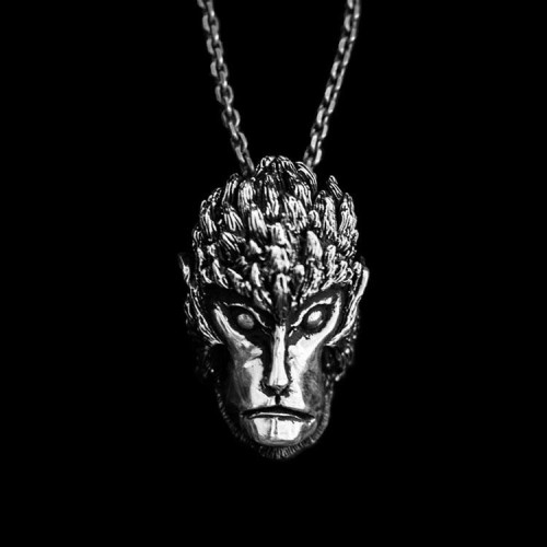 Monkey king hero is back 925 Silver necklace Monkey king Pendant SSP03