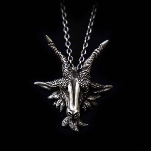 Satan Sheep Pendant Silver Ram Pendant SSP10