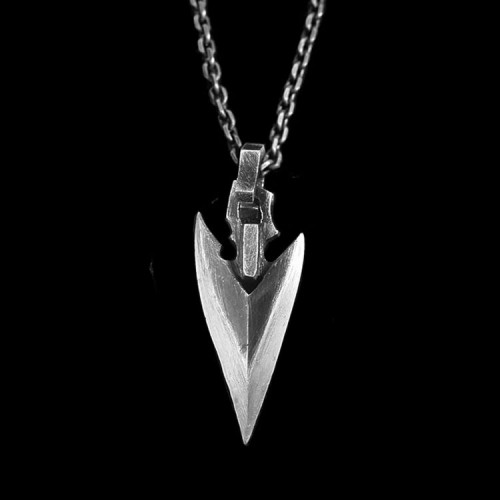 Flint Spearhead pendant 925 silver Assassins Creed pendants SSP135