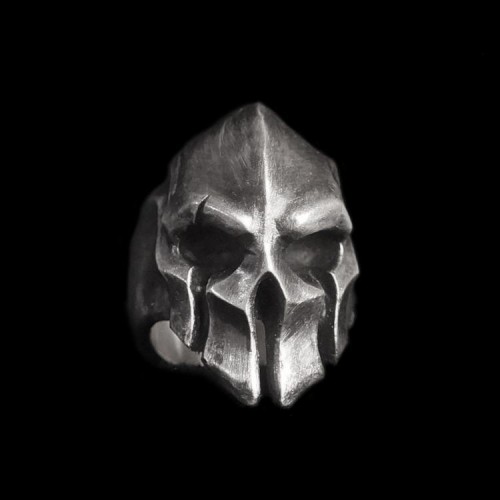 Mysterious Mask ring skull mask solid 925 Silver Ring mask skull rings SSJ95