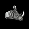 Rhino ring | Rhino Original design handmade 925 silver rings SSJ133