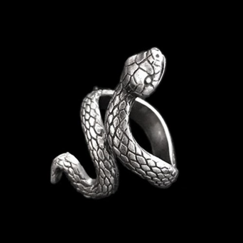 Snake ring Enduring Beauty925 silver mens snake ring 