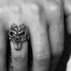 Mask of Ares ring 925 Sterling silver Vanguard skull rings SSJ191