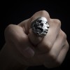 Dark souls rings 925 Silver struggling soul skull ring