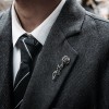 Rose brooch is the best match for suits