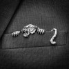 Tiger Brooch​ 925 silver Suit pocket decoration badge