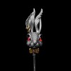 Rabbit Brooch​ 925 silver Ruby Eyes Suit pocket decoration badge