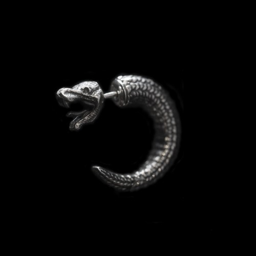 Snake stud earrings - powerful aura of confidence and strength