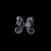 Elegant Seahorse Stud Earrings | Handcrafted 925 Sterling Silver Jewelry for Women