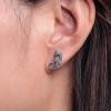 Elegant Seahorse Stud Earrings | Handcrafted 925 Sterling Silver Jewelry for Women