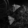 Enchanting Moth Stud Earrings | Handmade 925 Sterling Silver Nature-Inspired Jewelry for Women