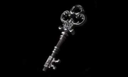 Silver Key Necklace