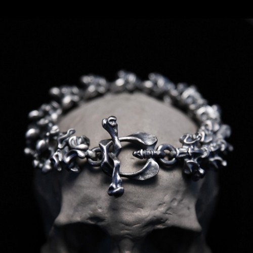 Skeleton Bracelet Handmade 925 silver Spine Bracelet