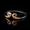 Black Myth Wukong Bracelet 999 Silver Inlaid with 24K Gold Bracelet