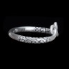 Monkey King Sun Wukong 999 Sterling Silver Tight Hoop Bracelet