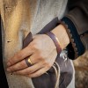 Luxury 18K Gold Bracelet for Men | Inlaid Design with Timeless Craftsmanship