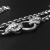 Elevate Your Style with a Double Head Silver Snake Necklace