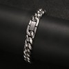 Mens stainless steel necklace pairs perfectly with casual attire