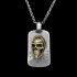 Brass skull + Silver  