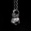 Strength Necklace 925 Silver Fist of Strength Pendant