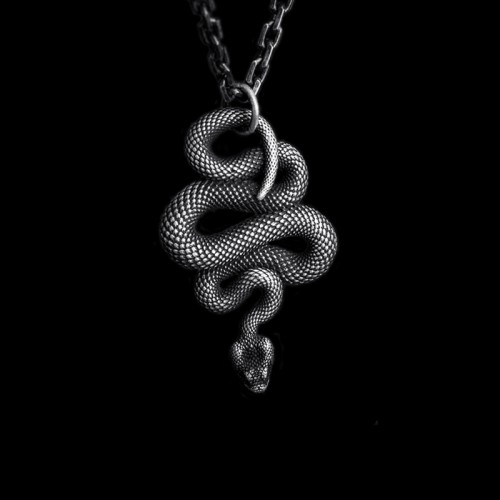 Snake necklaces have weaved their way into popular culture