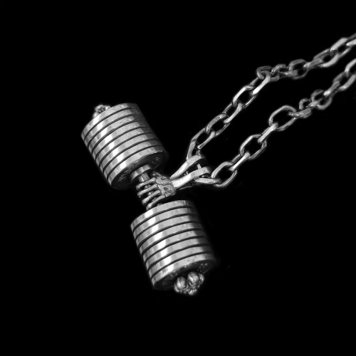 Dumbbell necklace That Can Inspire Your Unlimited Potential