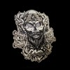 Brass 3D Harley Davidson Stickers | Skull & Revolver Motorcycle Tank Badges