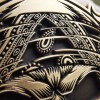 Brass 3D Harley Davidson Stickers | Skull & Revolver Motorcycle Tank Badges