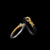 Eternal Bond Couples Promise Rings​ | 925 Silver & 24K Gold