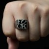 FUCK Ring 925 Silver Bold Statement Piece for the Fearless