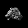 Mens Wolf ring 925 Silver mens wolf head rings