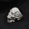 Chunky silver skull ring Handmade Skull rings for Tough Guy