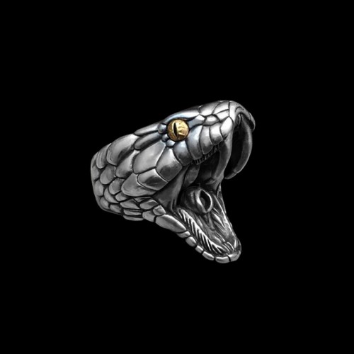 Black-mamba-rings | Silver snake rings unlocking the Black Mamba Kobe Spirit.