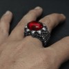 Skull Ruby Ring A Striking Fusion of Elegance and Edge