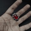 Skull Ruby Ring A Striking Fusion of Elegance and Edge