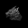 Wolf Ring Domineering sterling silver handmade is a ring that gives you strength