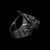 Wolf Ring Domineering sterling silver handmade is a ring that gives you strength 