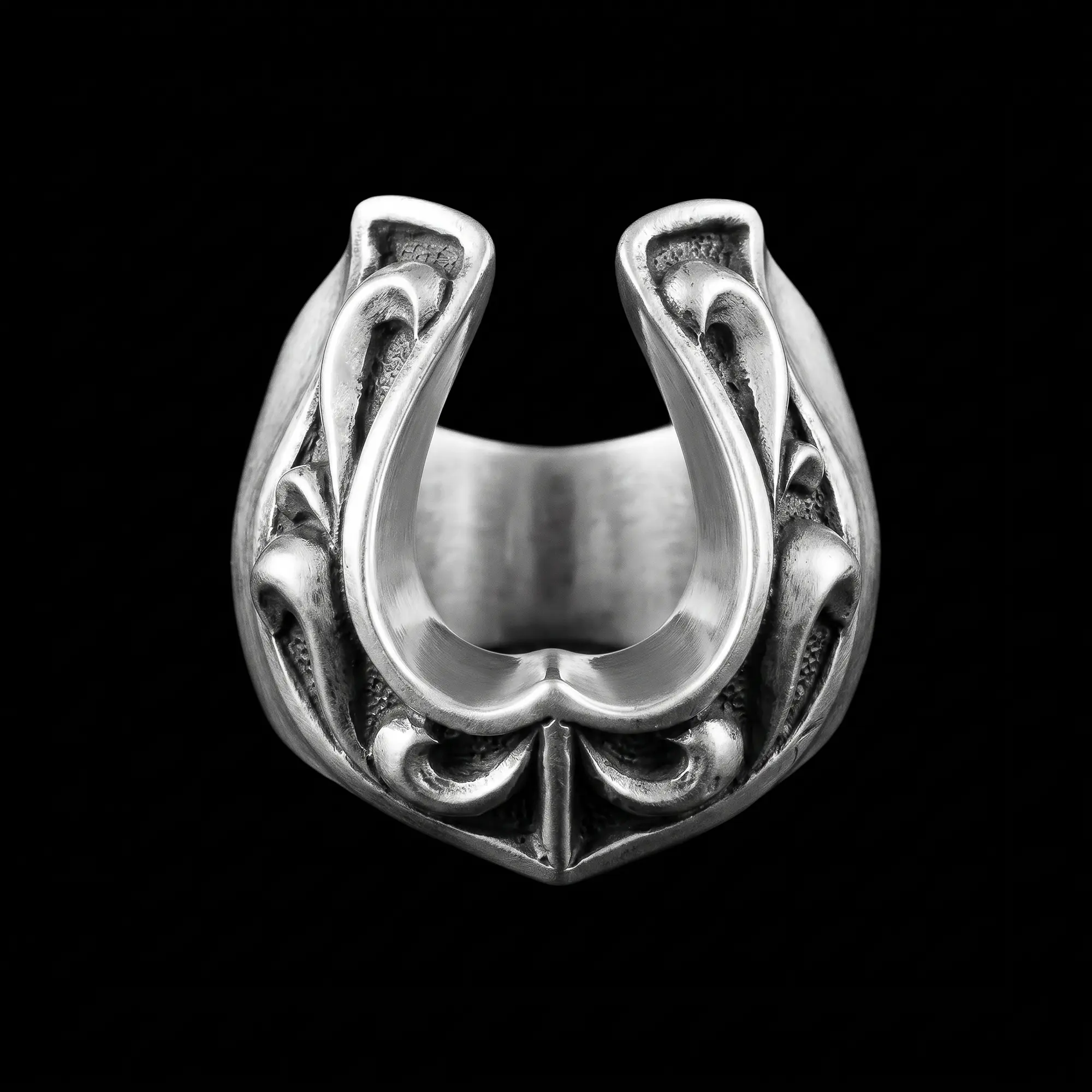 Heavy Horseshoe Ring for Men