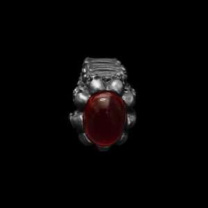 Ruby Skull Ring