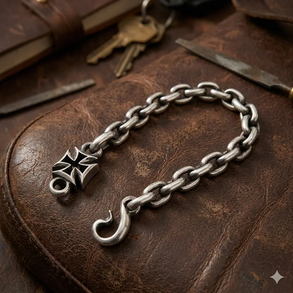 mens cross bracelet