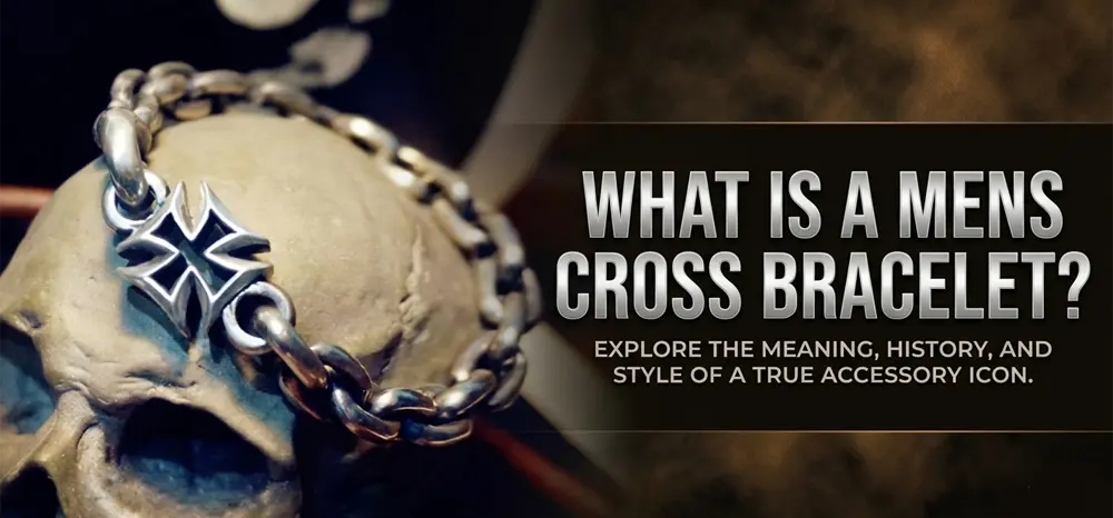 Mens Cross Bracelet