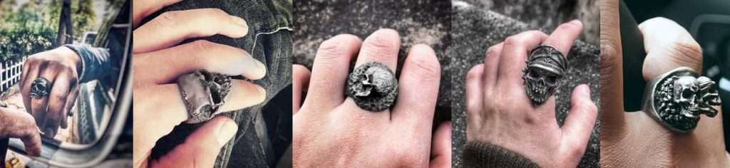 skull rings